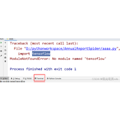 pycharm中报ModuleNotFoundErrorNo module named apostensorflowapos错误解决