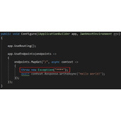 ASP.NETCore基础之异常中间件