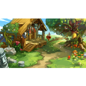 洛克王国世界农场农场高效浇水施肥