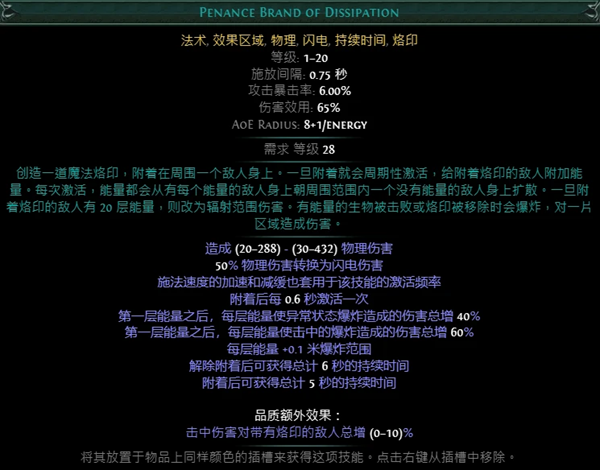 流放之路S24元素使忏悔烙印BD攻略 天赋升华及装备选择指南