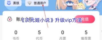 次元姬小说如何升级为vip