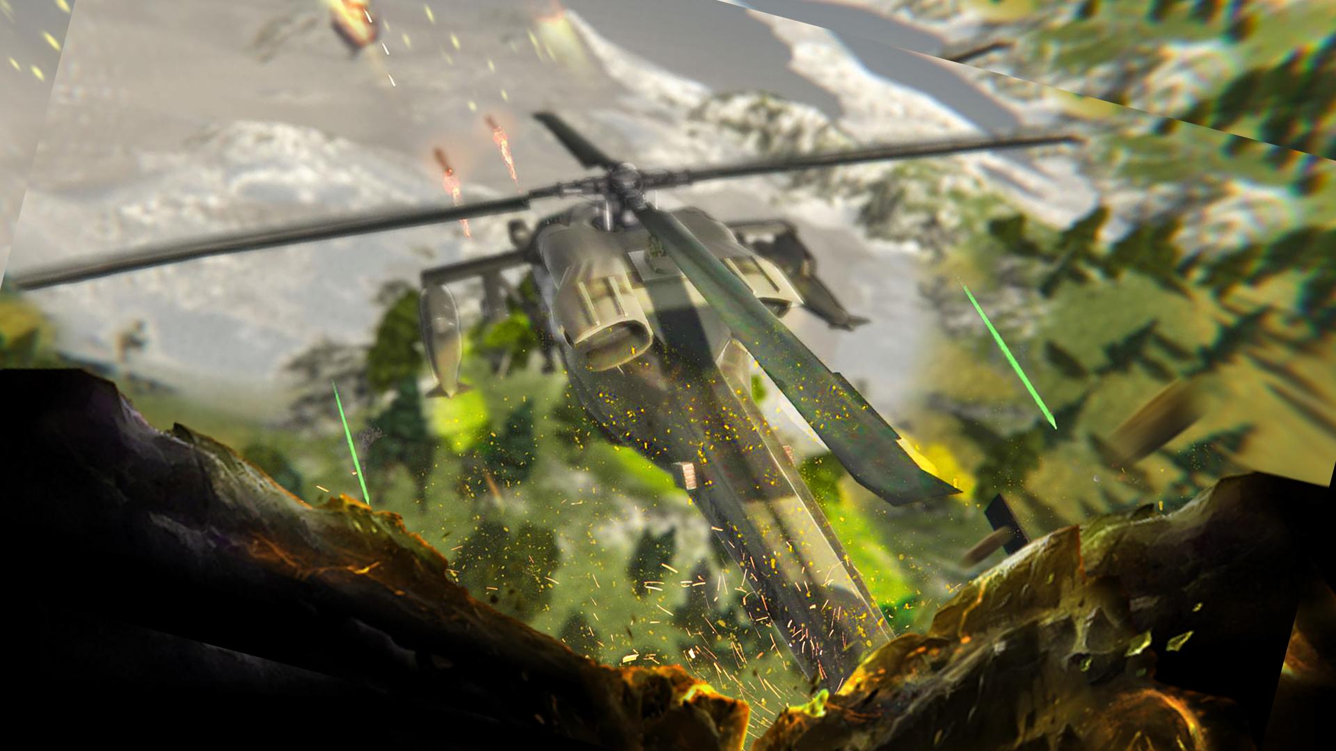 战争直升机射击 1