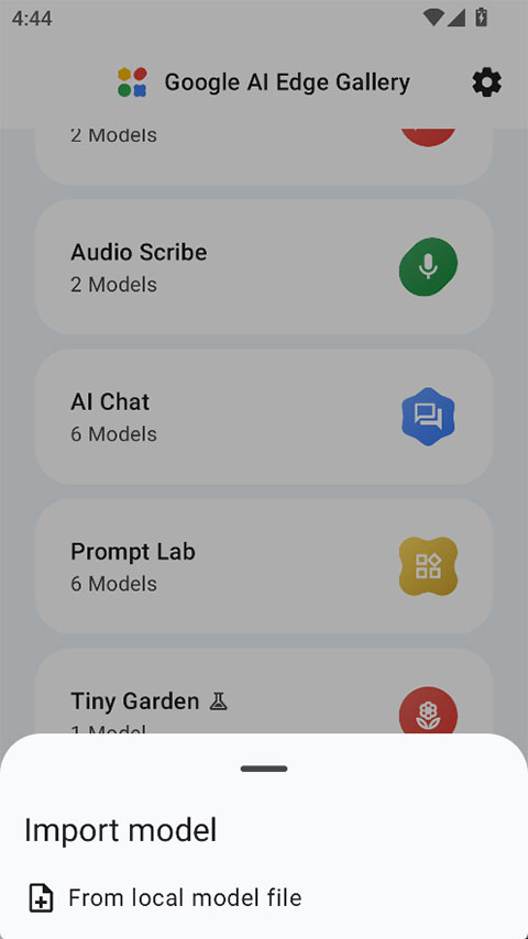 Google AI Edge Gallery