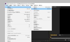 premiere如何设置序列尺寸