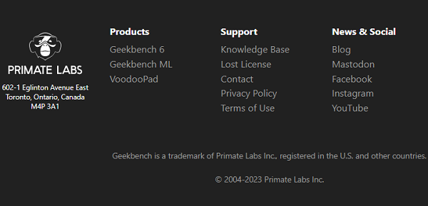 geekbench6是苹果和AMD投资的吗