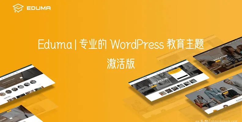 Eduma v5.8.5 汉化版  WordPress 教育/课程主题