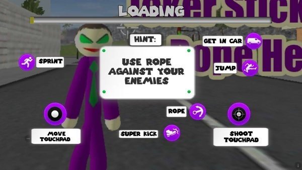 小丑火柴人英雄游戏 1