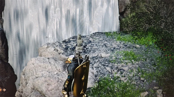 红色沙漠瀑布里的宝藏获取方法分享