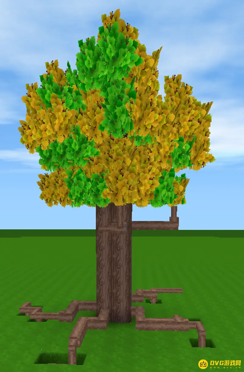 《迷你世界》胡杨木外观介绍-树叶颜色变化与胡杨花