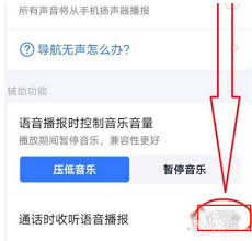 如何关闭高德地图导航语音