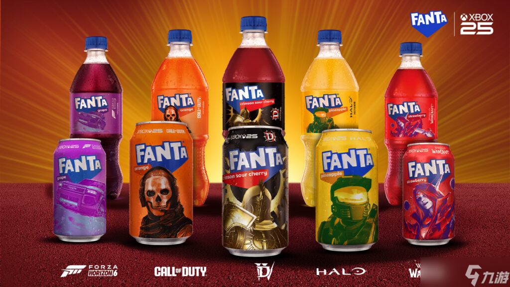 Xbox与Fanta合作推出特别版系列——可赢取奖品与游戏内奖励