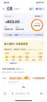 咔皮记账怎样快速记录开支