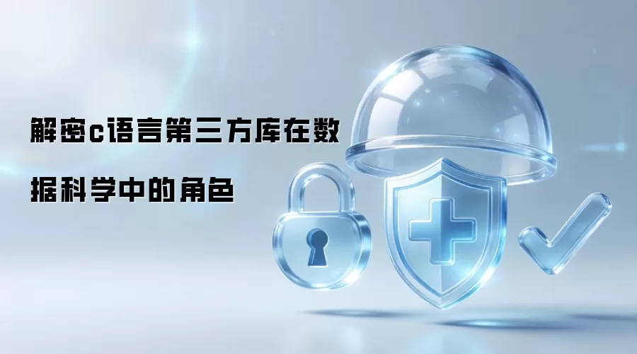 剖析C语言第三方库如何赋能数据科学领域