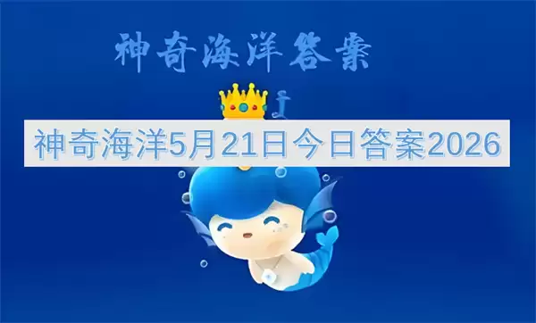 神奇海洋：2026年5月21日今日答案揭晓