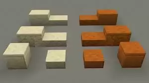 我的世界怎样制作平滑红砂岩台阶