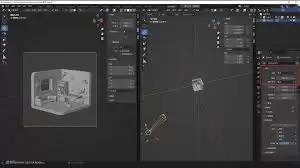 blender怎样隐藏场景中的坐标轴线