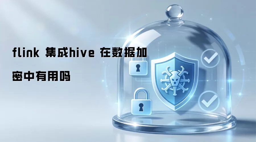 flink 集成hive 在数据加密中有用吗