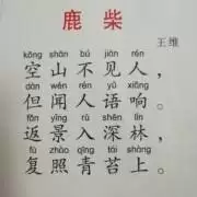 鹿柴中景字如何发音-鹿柴中景字正确读法详解