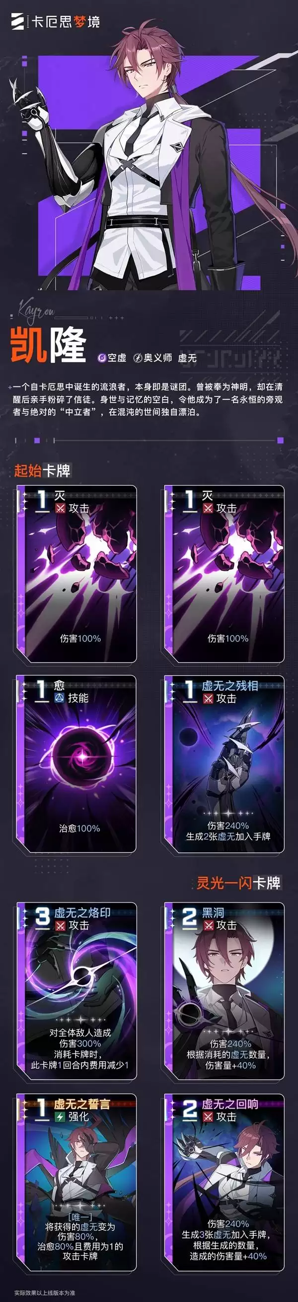 卡厄思梦境：凯隆卡牌技能详解