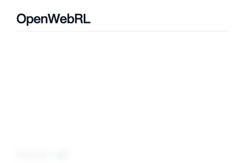 OpenWebRL 以在线多轮强化学习缓解视觉网页代理数据依赖
