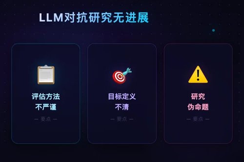 论文观点：LLM对抗性机器学习毫无进展