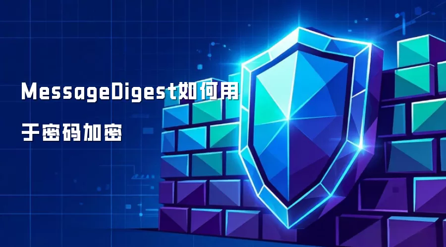 MessageDigest怎样用于密码加密