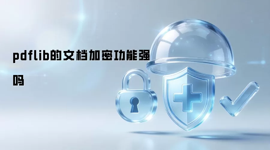pdflib的文档加密功能：真的强吗