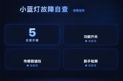 智驾小蓝灯不亮别慌！5个常见故障自查方法