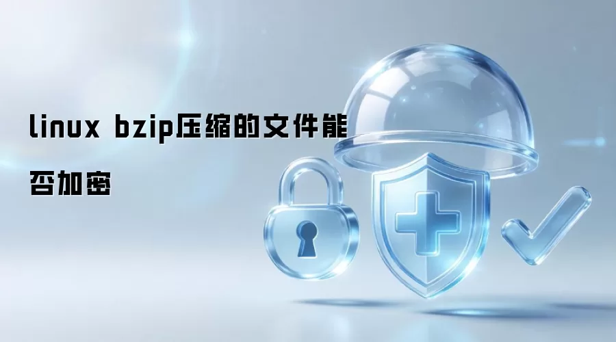 linux bzip压缩文件可否加密