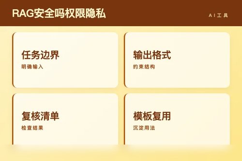 RAG 安全吗？权限、隐私和风险检查