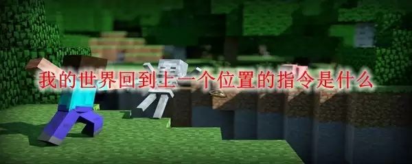 我的世界回到上一个位置的指令叫啥