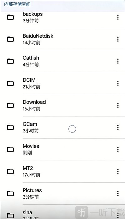 Camera谷歌相机配置文件夹页面截图