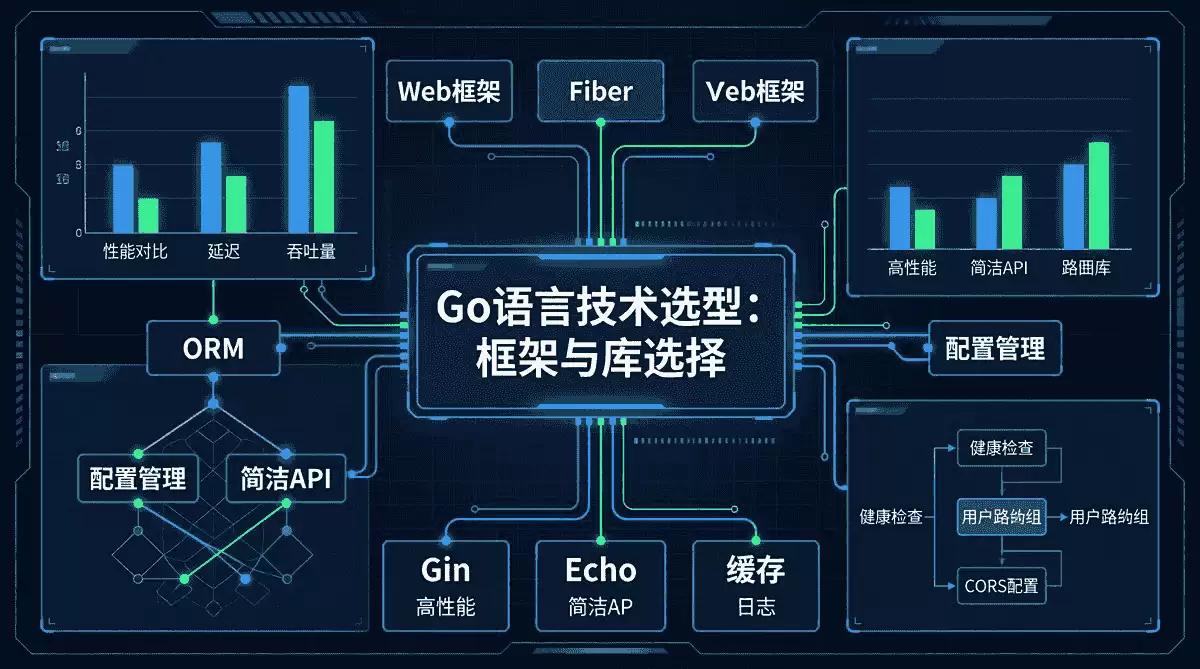 Go语言技术选型之框架及库选择指南