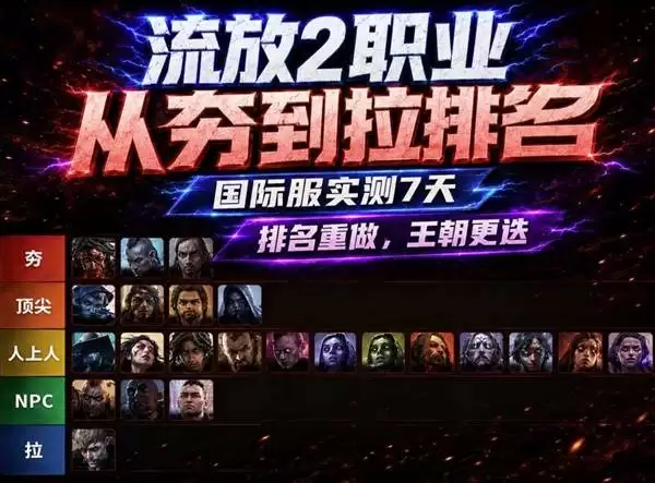 流放之路2 0.5赛季国际服各职业强度榜