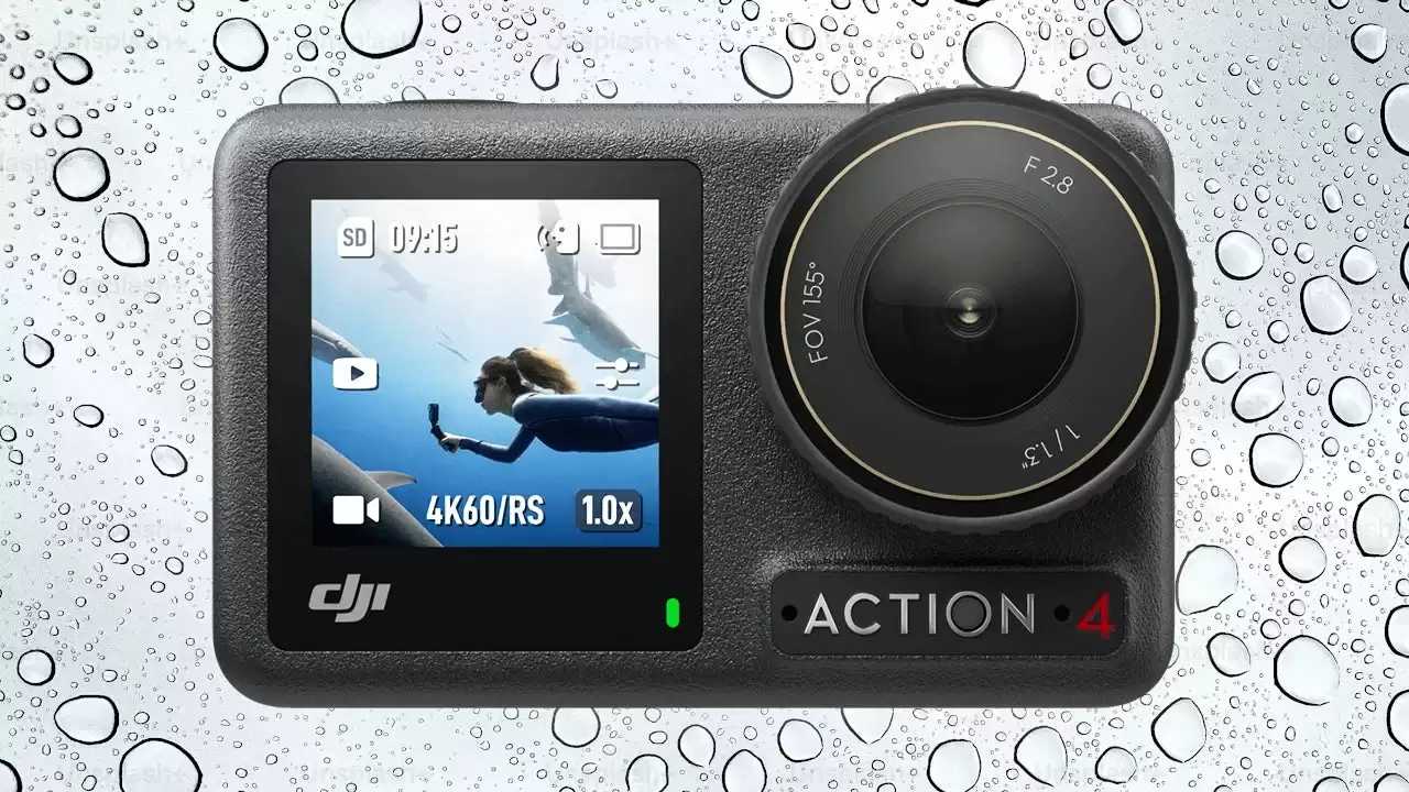 坚固防水：DJI Osmo Action 4 4K 120fps 运动相机降至 169 美元