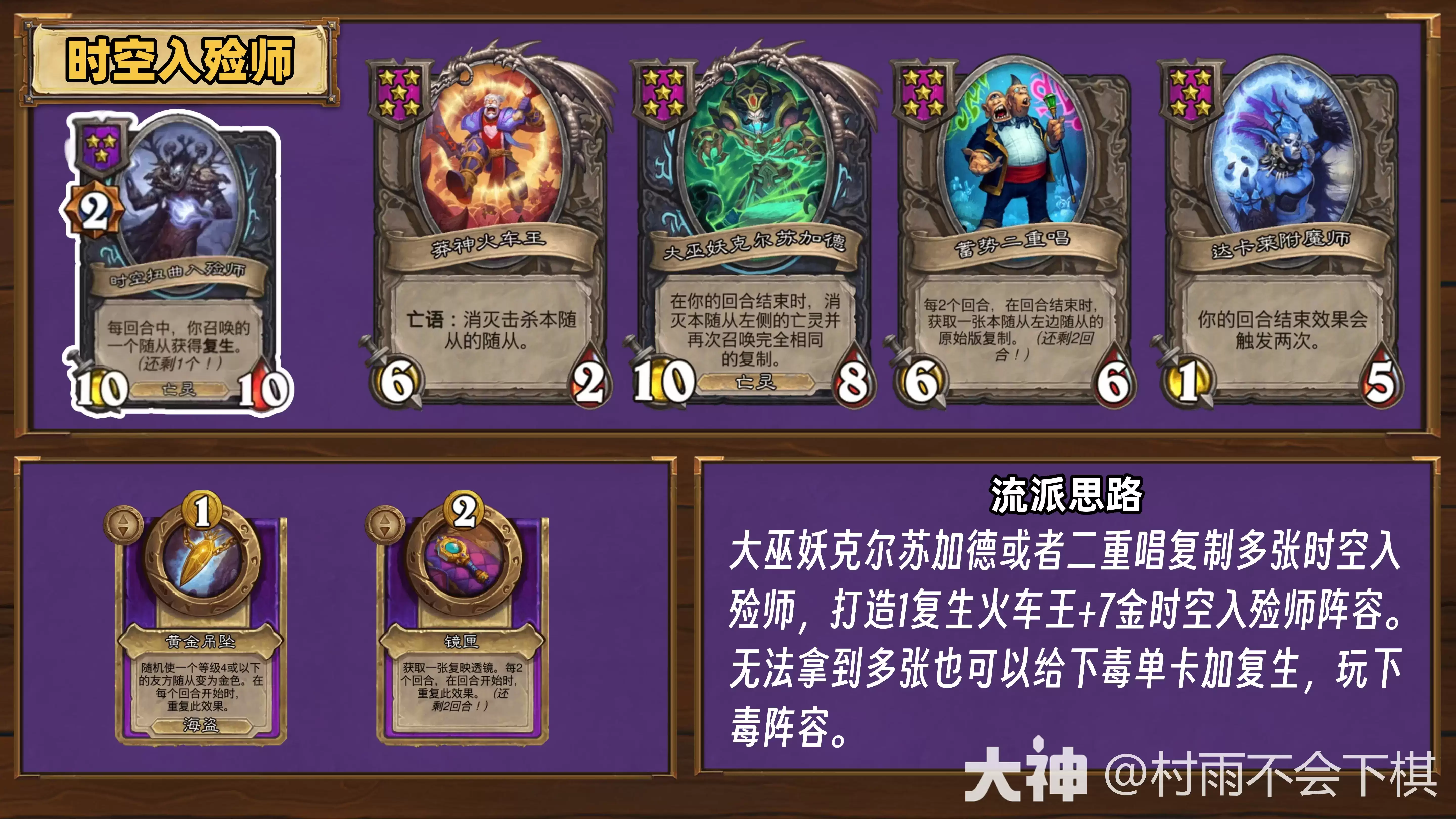 酒馆战棋35.6.2版本时空入殓师阵容如何玩