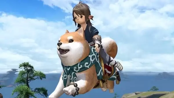 最终幻想14 向缴纳现实税款的日本玩家奖励一只巨型犬