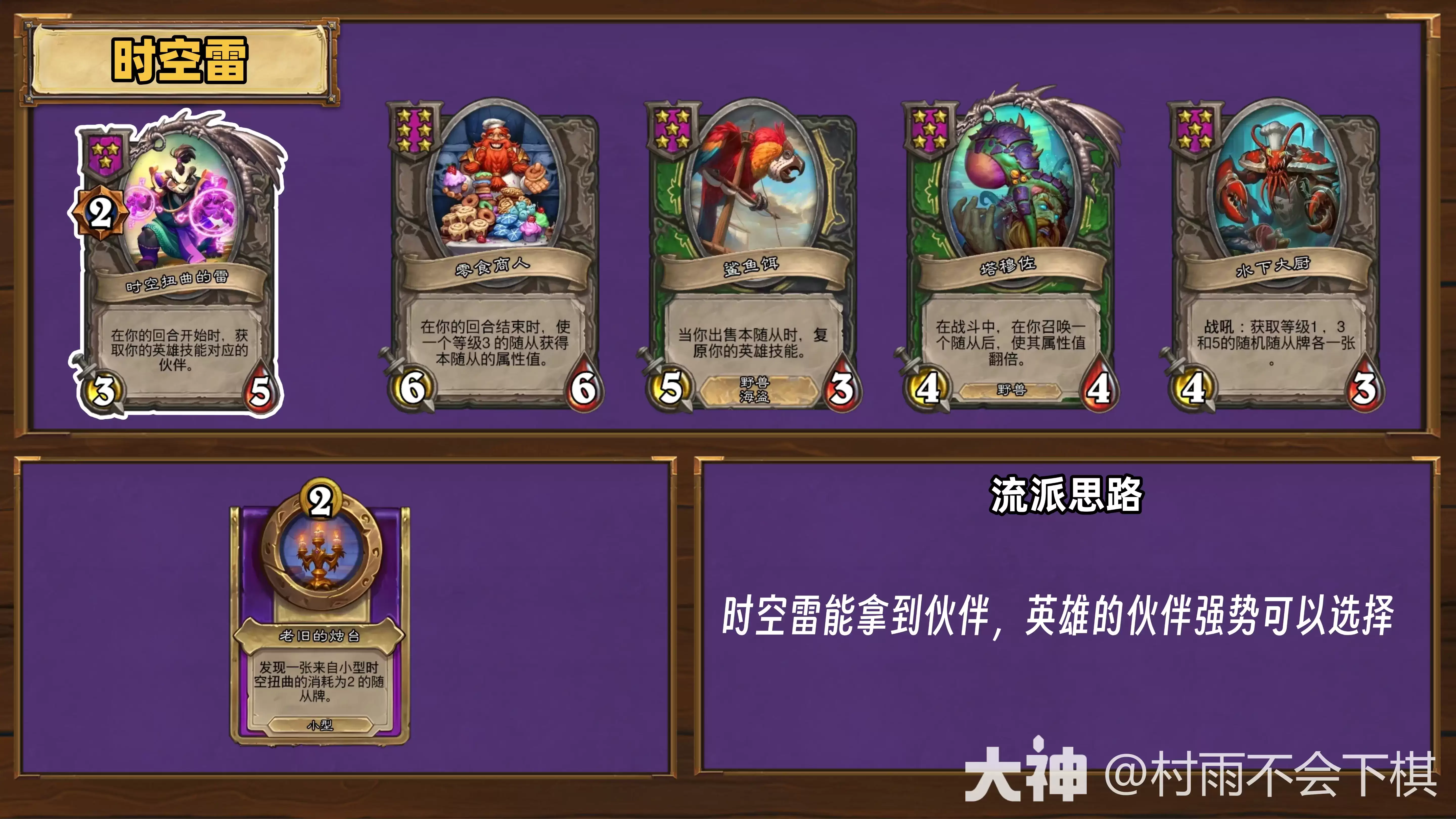 酒馆战棋35.6.2版本时空雷阵容该怎么玩