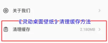 灵动桌面壁纸功能开关在哪位置