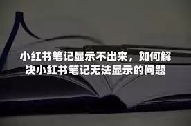 如何解决小红书搜索结果不显示