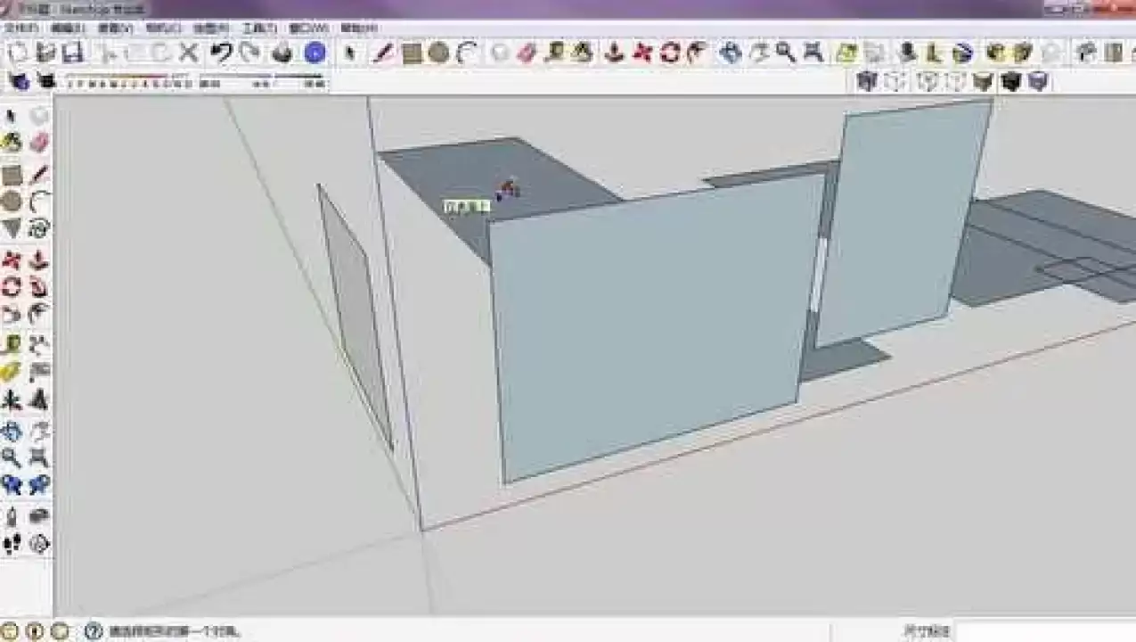 SketchUp草图大师绘制护墙板造型方法