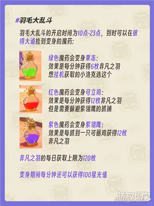 洛克王国世界羽毛大乱斗活动攻略 羽毛大乱斗羽毛如何获得