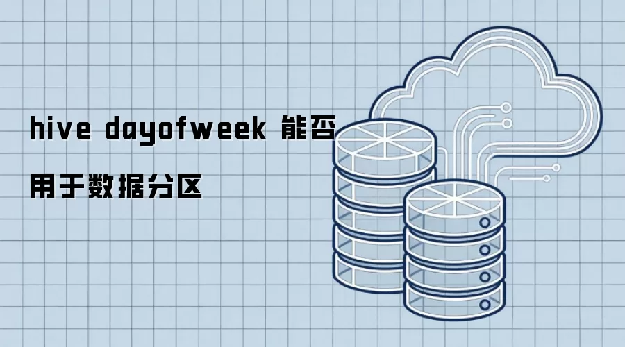 hive dayofweek 可否用于数据分区