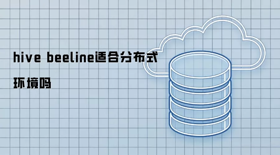 hive beeline是否适合分布式环境