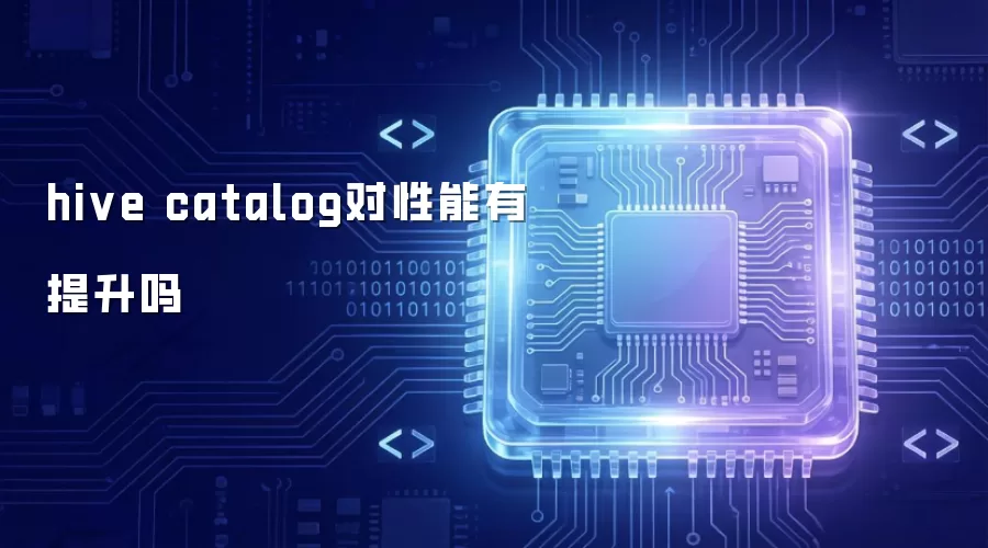 hive catalog 是否对性能有提升