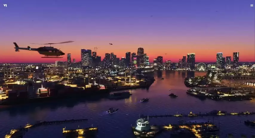 R星光追技术遭质疑：GTA6摩天轮倒影消失：是bug还是故意为之