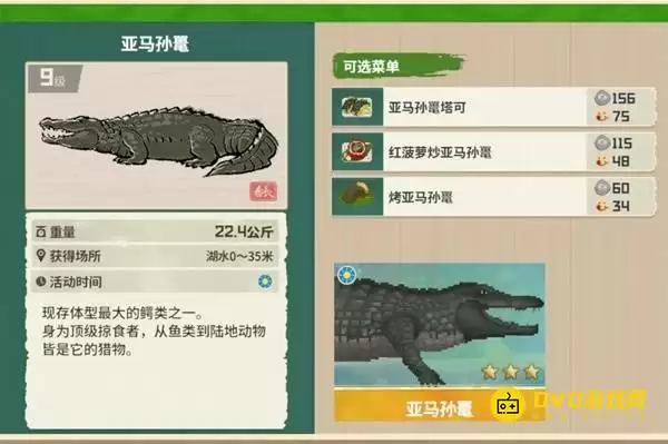 《潜水员戴夫》三星亚马孙鼍如何捕捉-三星亚马孙鳄捕捉方法
