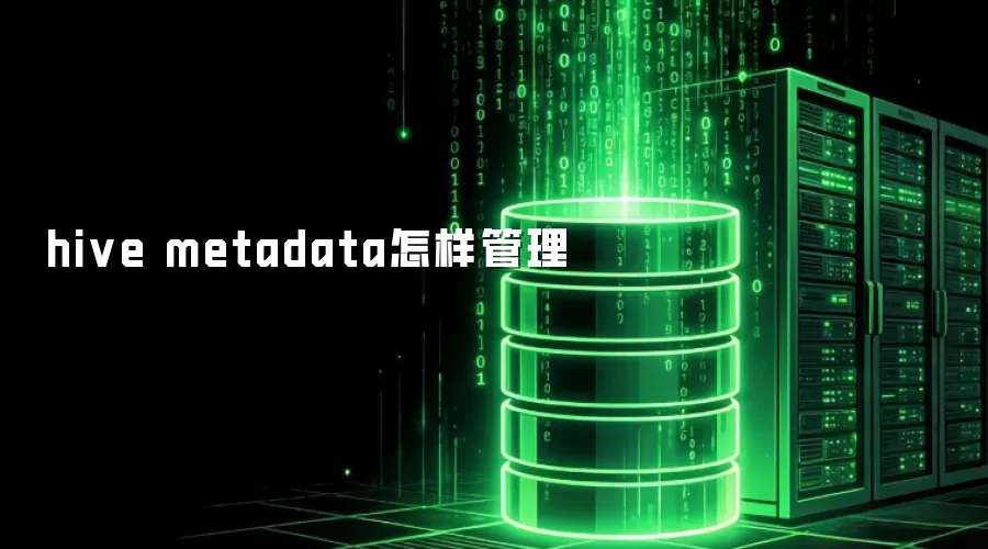 hive metadata如何管理