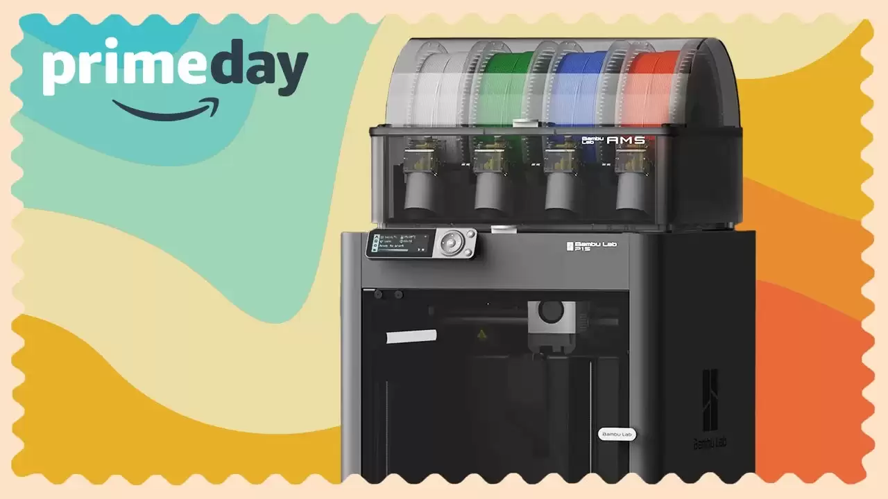 Prime Day 降至 499.99 美元:备受好评的拓竹 Bambu Lab P1S Combo 多色 3D 打印机