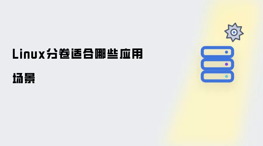 Linux分卷适合什么应用场景